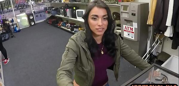  Big tits woman gets drilled by pawn man at the pawnshop